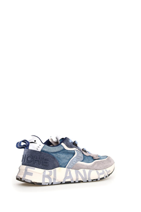 Voile Blanche Sneakers Sneakers Uomo Club 01 Grey Indigo - Francavilla Moda